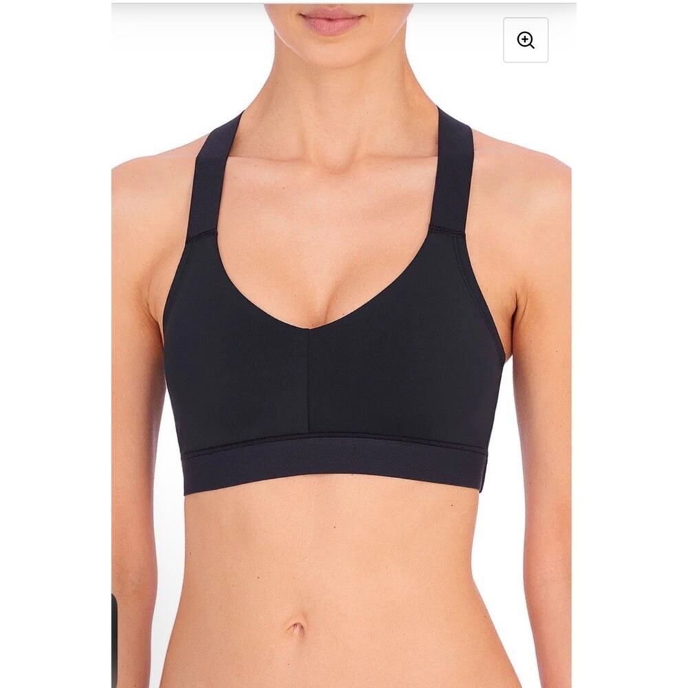 Natori Dynamic Racerback Sport Bralette Black XS NWT - Picture 1 of 10
